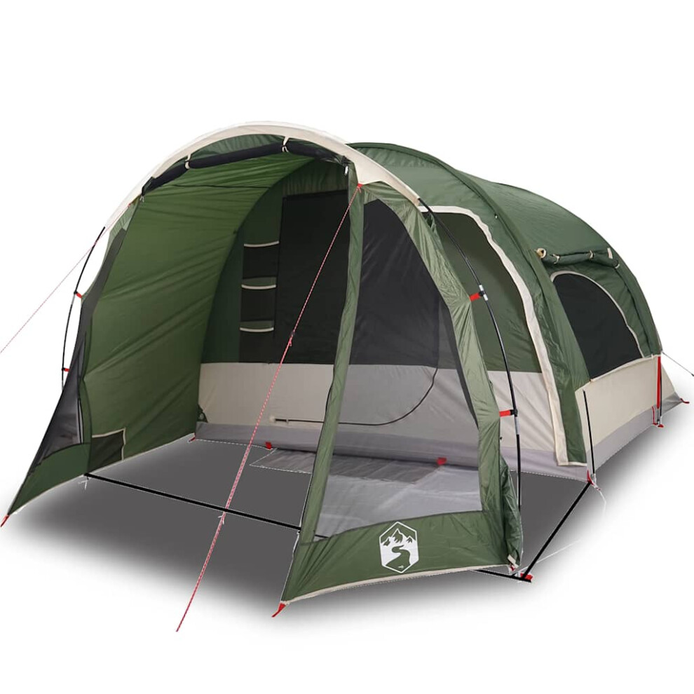 Vidaxl (Green) Family Tent 6-Person Outdoor Lightweight Tent Camping Tent Waterproof