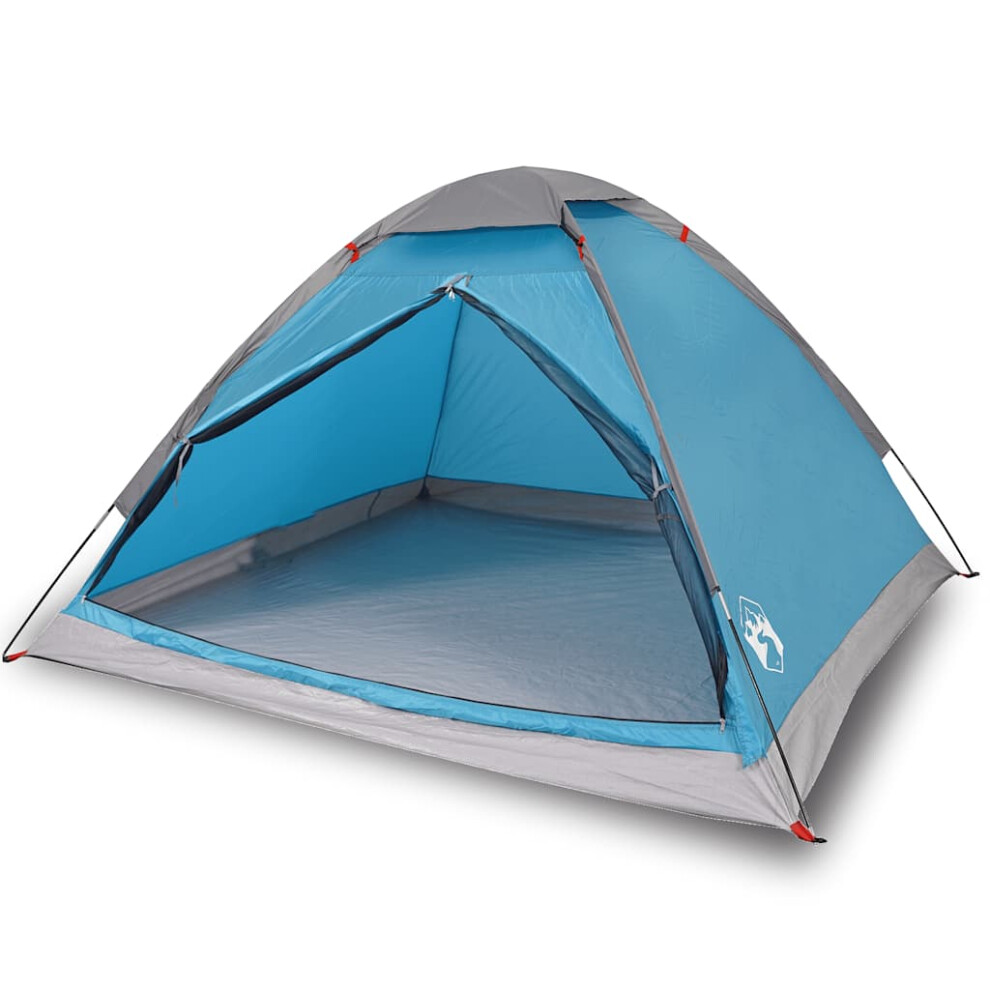 Vidaxl (, 240 X 210 X 126/132 Cm) Camping Tent Dome 2-Person Lightweight Tent Dome Tent Waterproof Blue