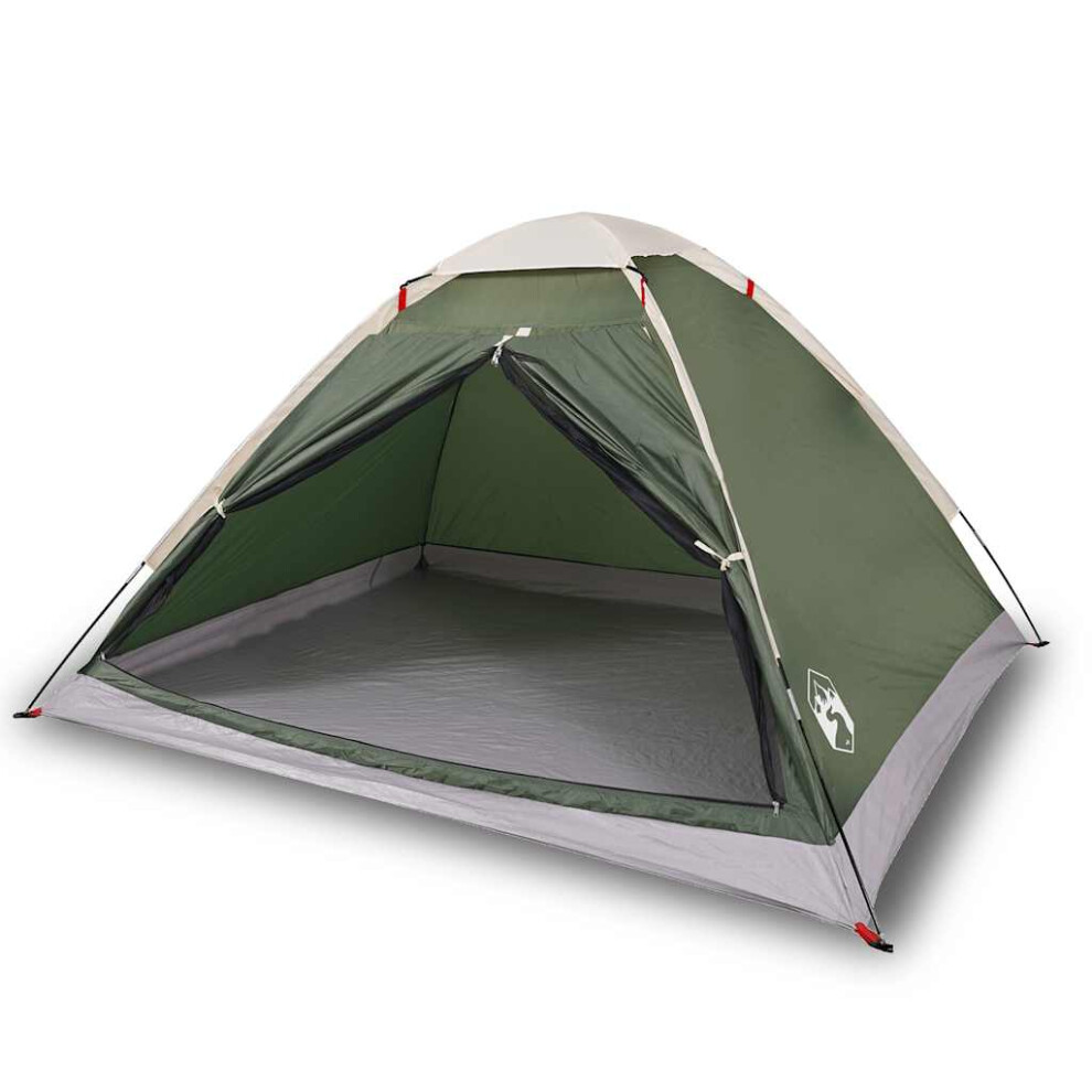 Vidaxl (, 240 X 210 X 126/132 Cm) Camping Tent Dome 2-Person Lightweight Tent Dome Tent Waterproof Green/Blue