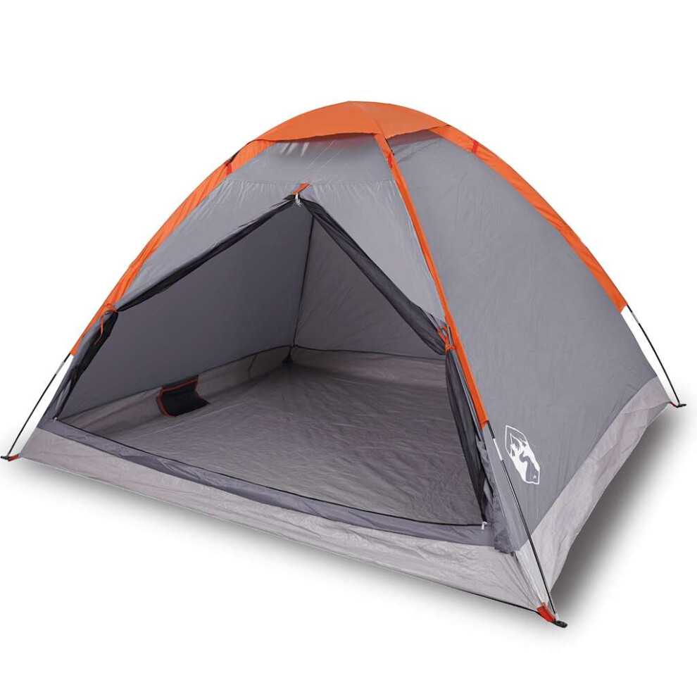 Vidaxl ( And 240 X 210 X 126/132 Cm) Camping Tent Dome 2-Person Lightweight Tent Dome Tent Waterproof Grey/Orange/Blue