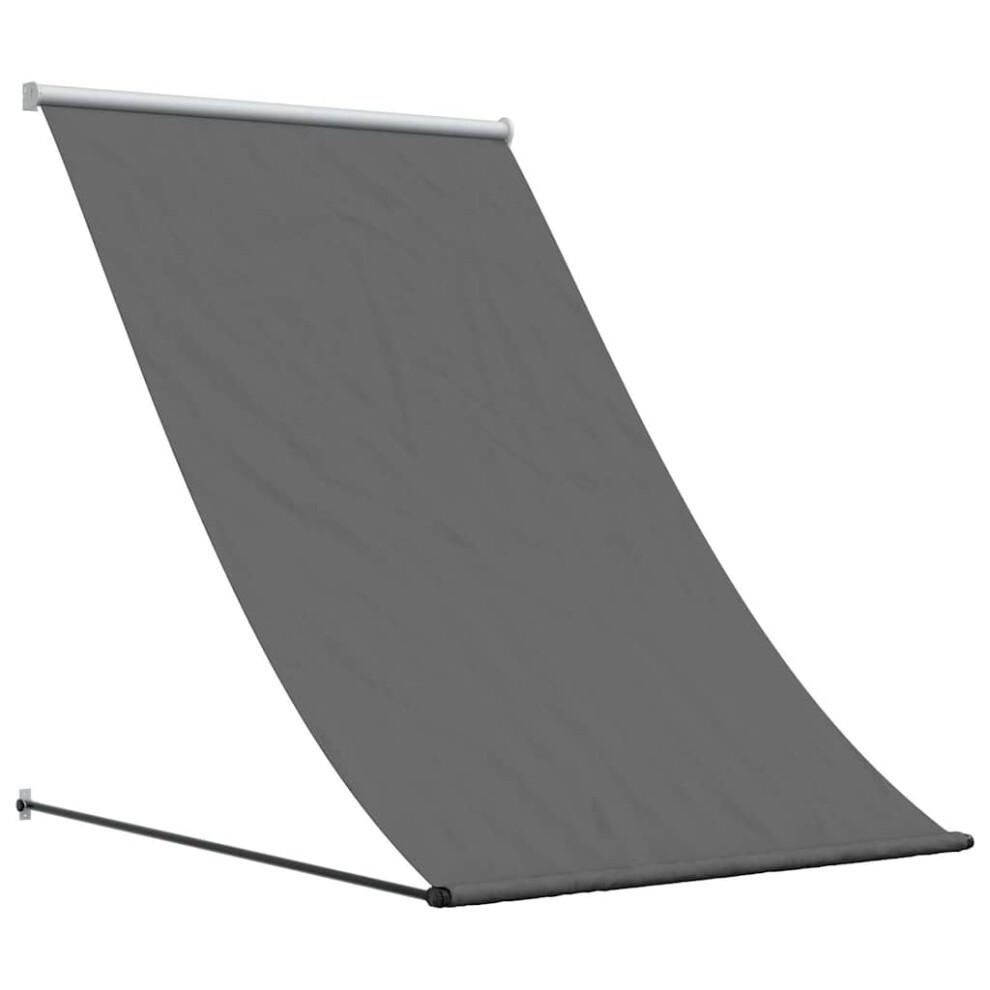 Vidaxl Retractable Awning Privacy Screen Anthracite 150X150 Cm Fabric & Steel