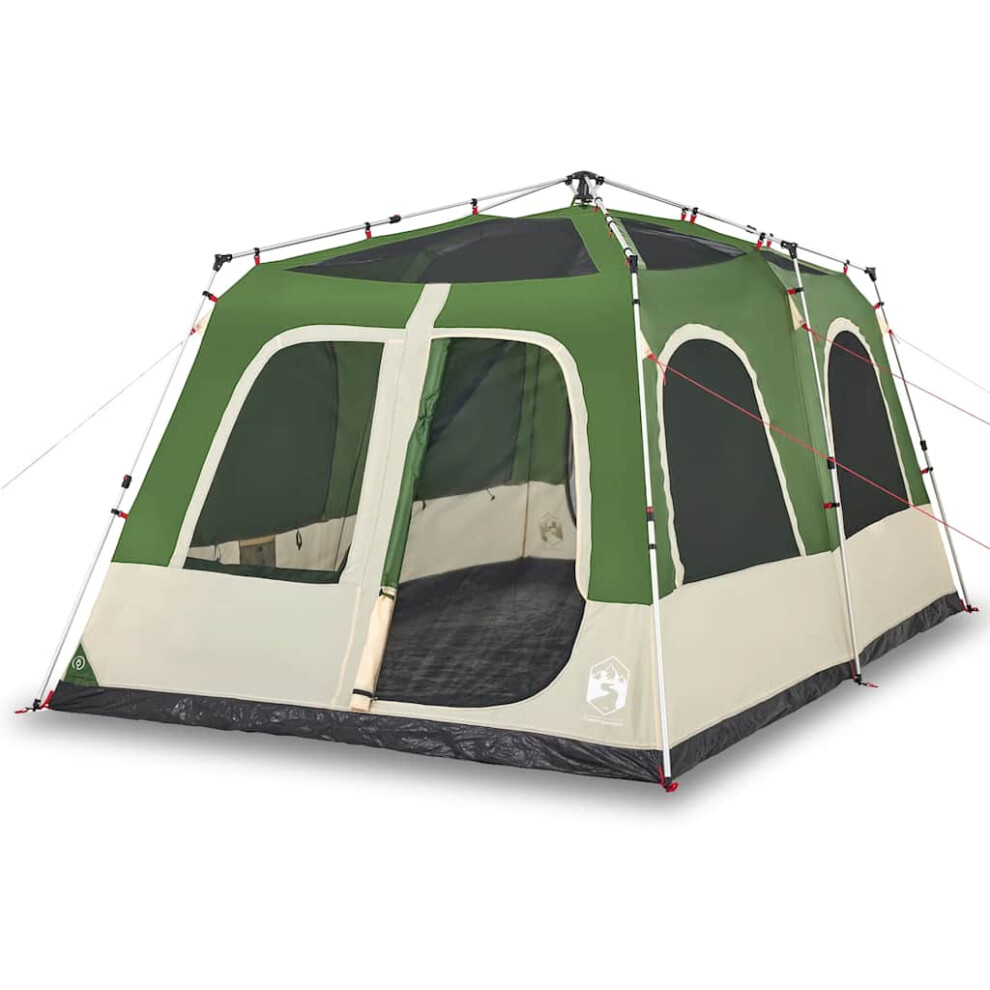 Vidaxl (, 438 X 268 X 210 Cm) Family Tent Dome 8-Person Lightweight Tent Camping Tent Quick Release Green