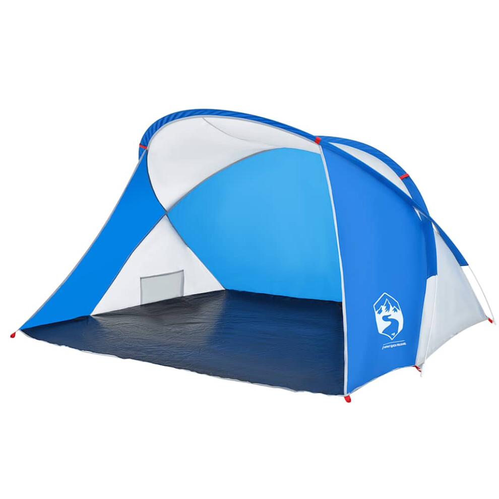 Vidaxl (Azure Blue) Beach Tent 2-Person Lightweight Tent Camping Tent Pop-Up Waterproof