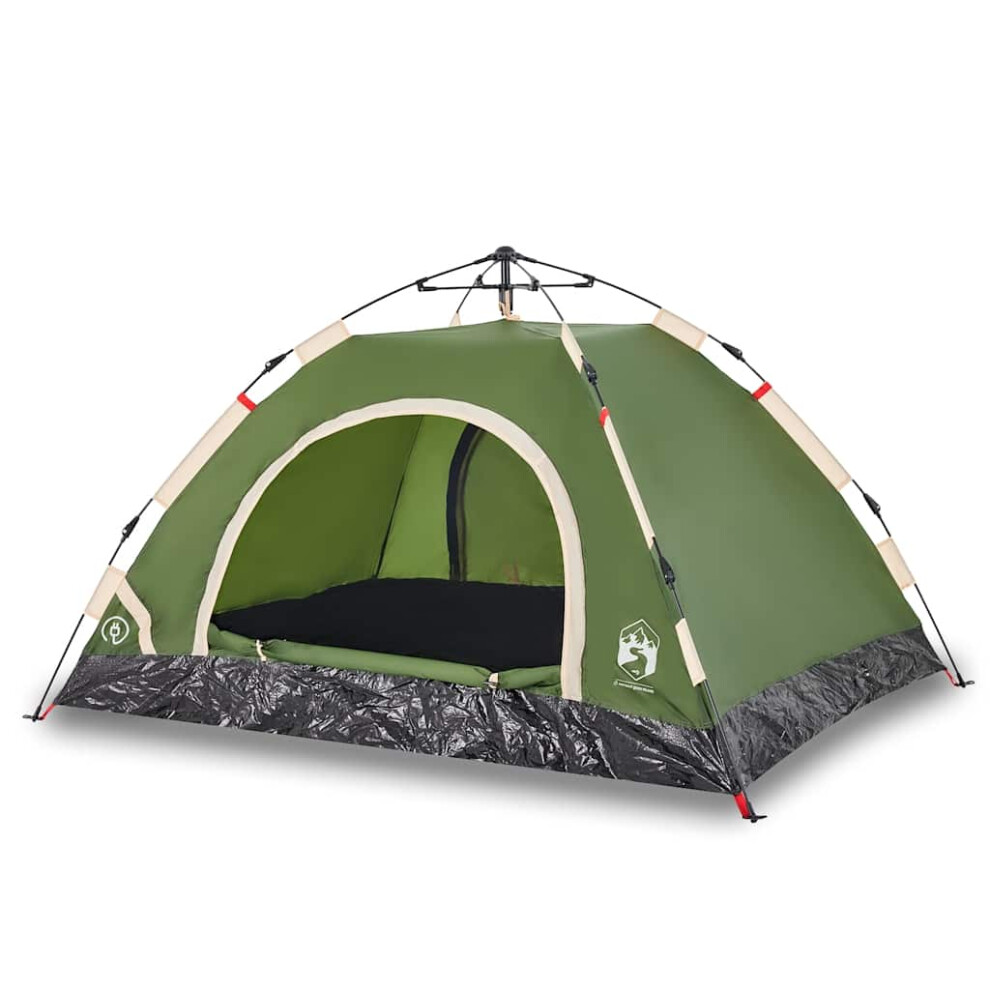Vidaxl (, 3-Person) Camping Tent 5-Person Lightweight Tent Dome Tent Shelter Quick Release Green