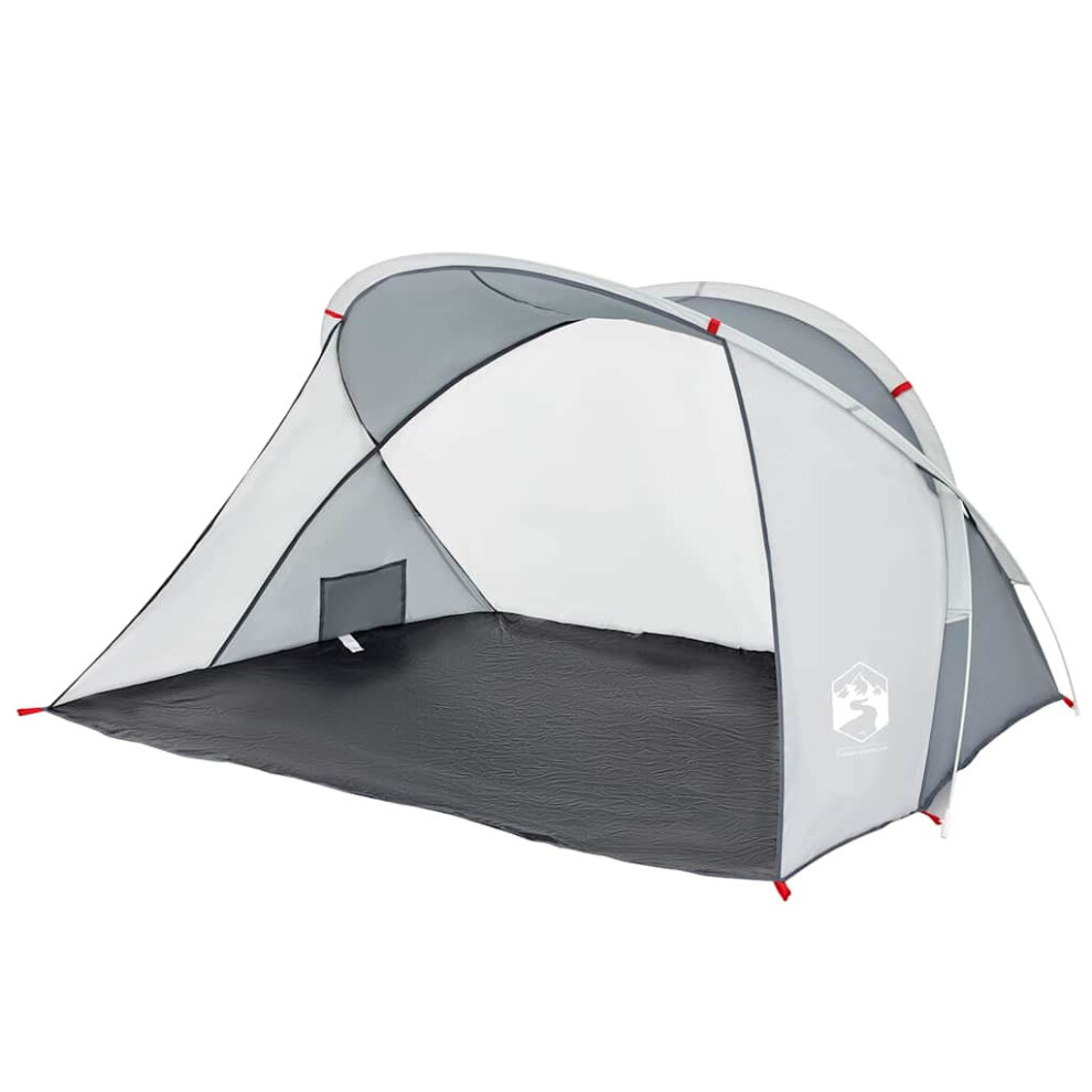 Vidaxl (Grey) Beach Tent 2-Person Lightweight Tent Camping Tent Pop-Up Waterproof