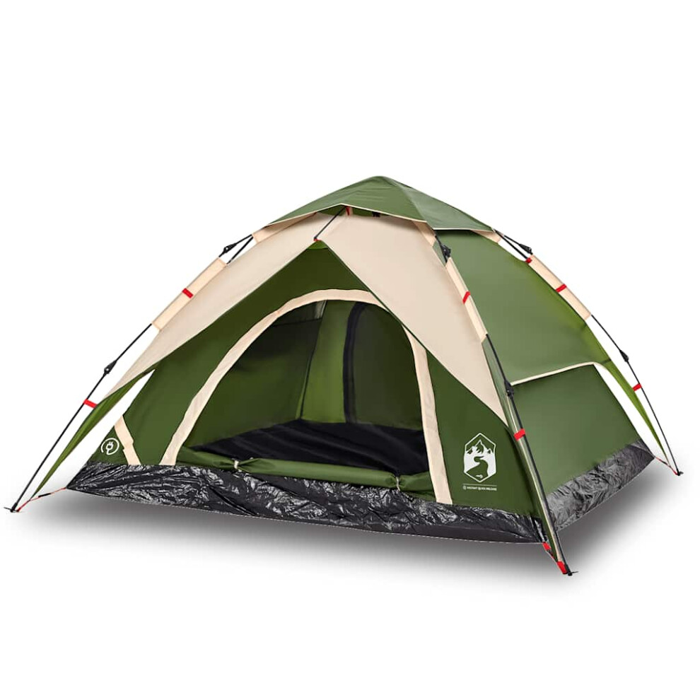 (Green, 250 x 250 x 155 cm) vidaXL Camping Tent Dome Tent Lightweight Tent Blackout Fabric Quick Release-image-OPC-PDY2C8Q-NEW