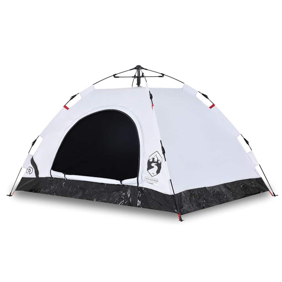 Vidaxl ( Blackout, 4-Person) Camping Tent 5-Person Lightweight Tent Dome Tent Shelter Quick Release White