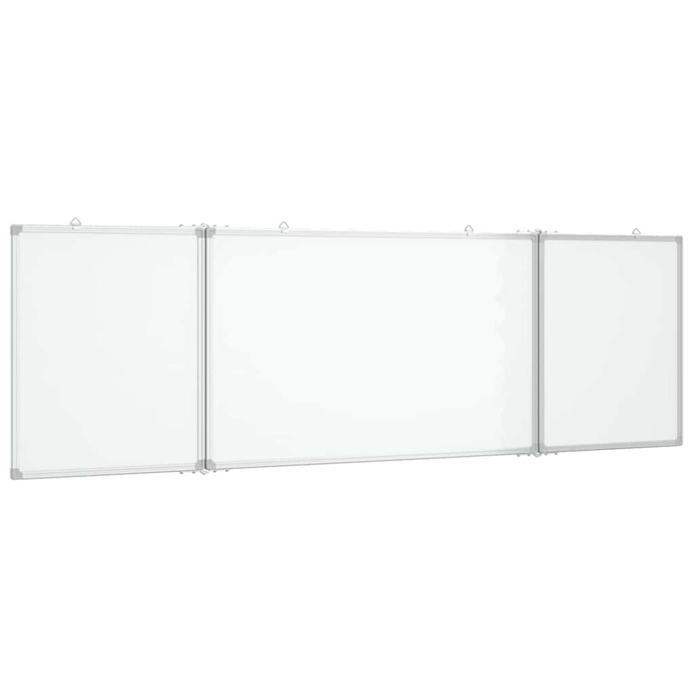 Vidaxl (160 X 60 X 1.7 Cm) Magnetic Whiteboard Foldable Writing Dry Erase White Board Aluminium