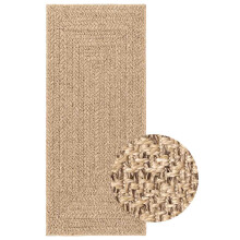 (rectangular, 80 x 200 cm) vidaXL Rug Floor Carpet for Indoor and Outdoor Door Mat Kitchen Rug Jute Look