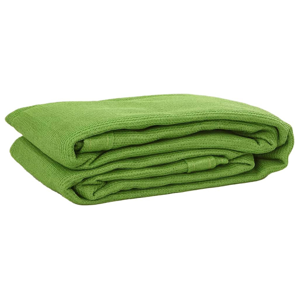 vidaXL Tent Carpet Outdoor Camping Tent Tarp Ground Covering Light Green HDPE