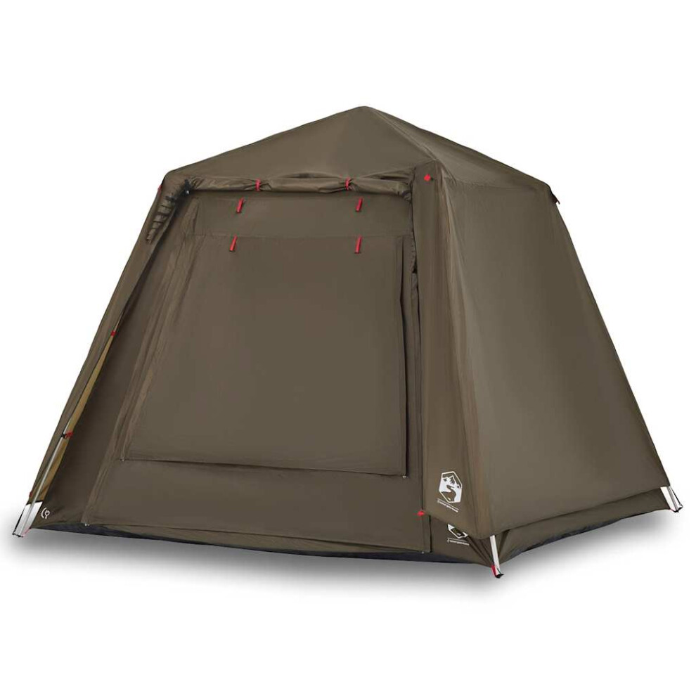 Vidaxl (Olive Green) Fishing Tent 4-Person Lightweight Camping Tent Camouflage Quick Release