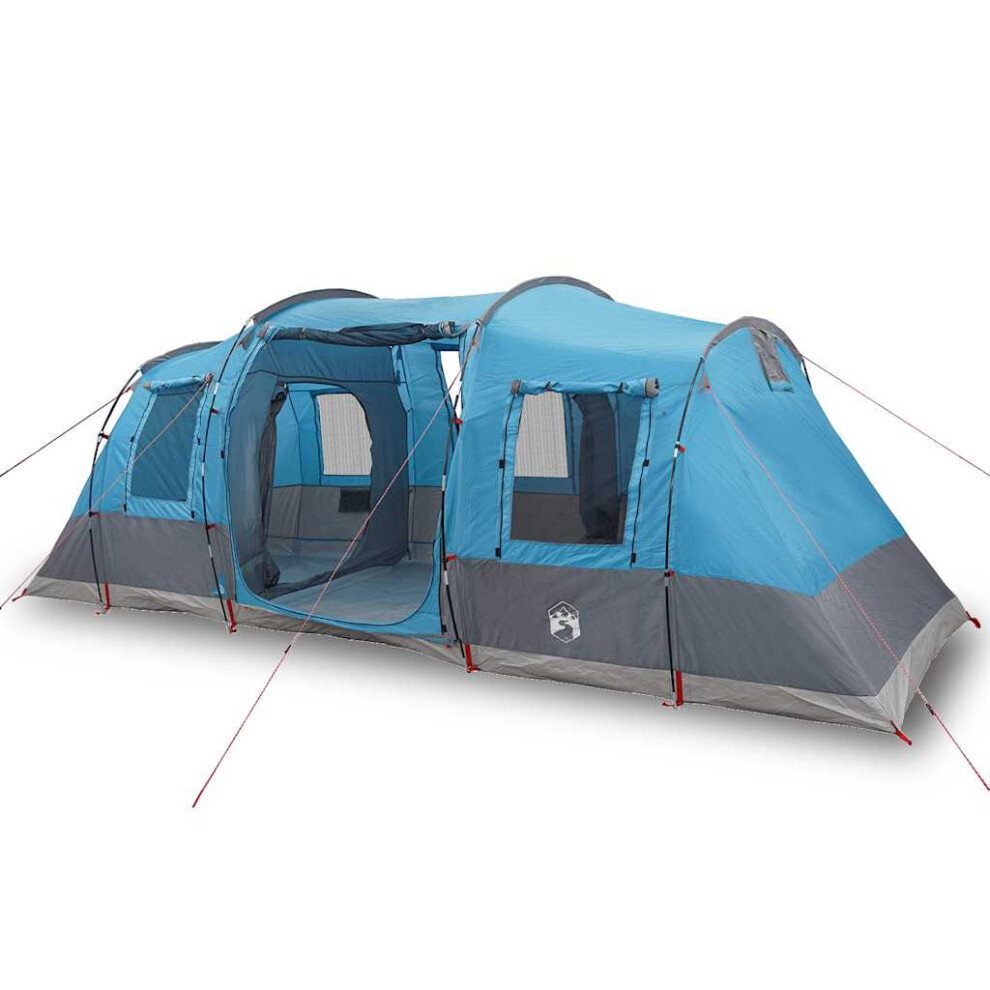 Vidaxl (Blue) Family Tent Tunnel 6-Person Camping Tent Lightweight Tent Waterproof