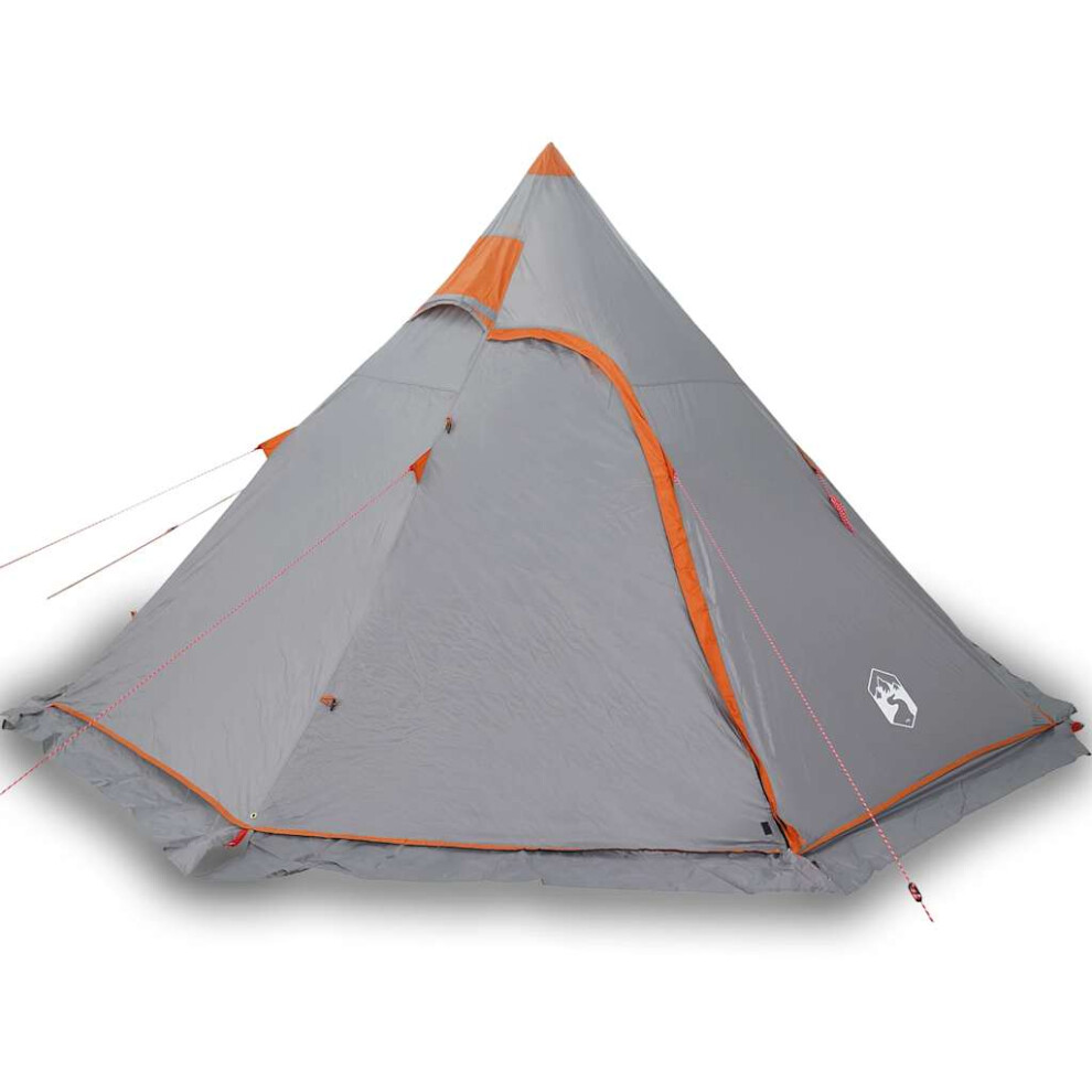 (grey) vidaXL Camping Tent Tipi 5-Person Patio Lightweight Tent Dome Tent Waterproof-image-OPC-PFDH6TM-NEW