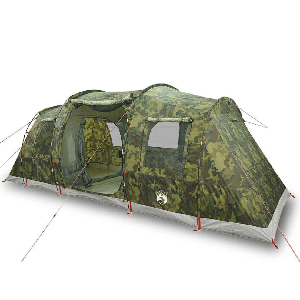 (camouflage) vidaXL Family Tent Tunnel 6-Person Camping Tent Lightweight Tent Waterproof-image-OPC-PFJZ6MS-NEW