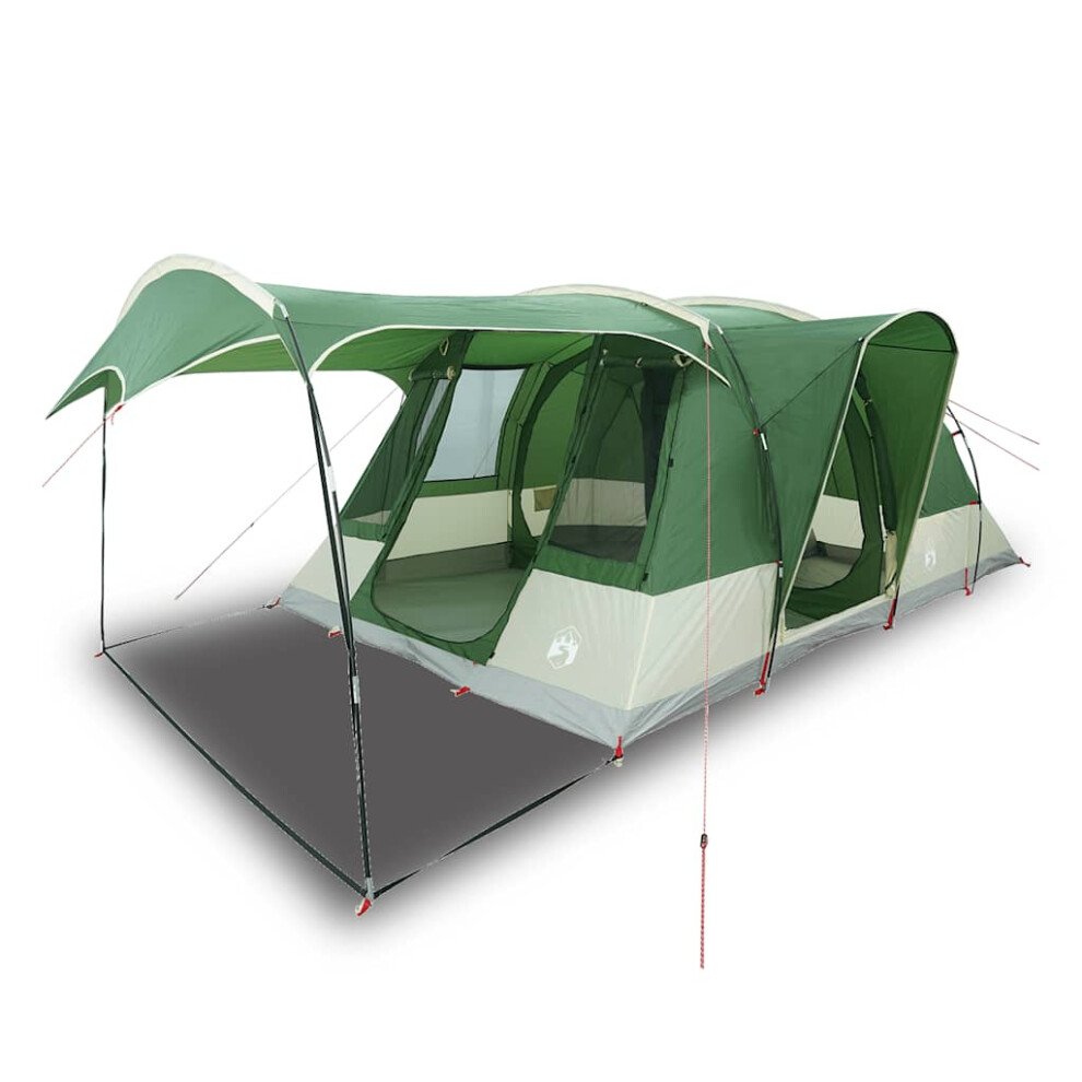 Vidaxl (Green) Camping Tent Tunnel 5-Person Waterproof Lightweight Tent Dome Tent
