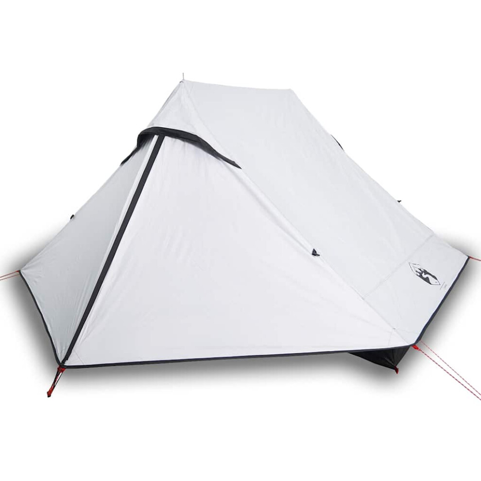 Vidaxl (White) Camping Tent 2-Person Lightweight Tent Dome Tent Fabric Waterproof