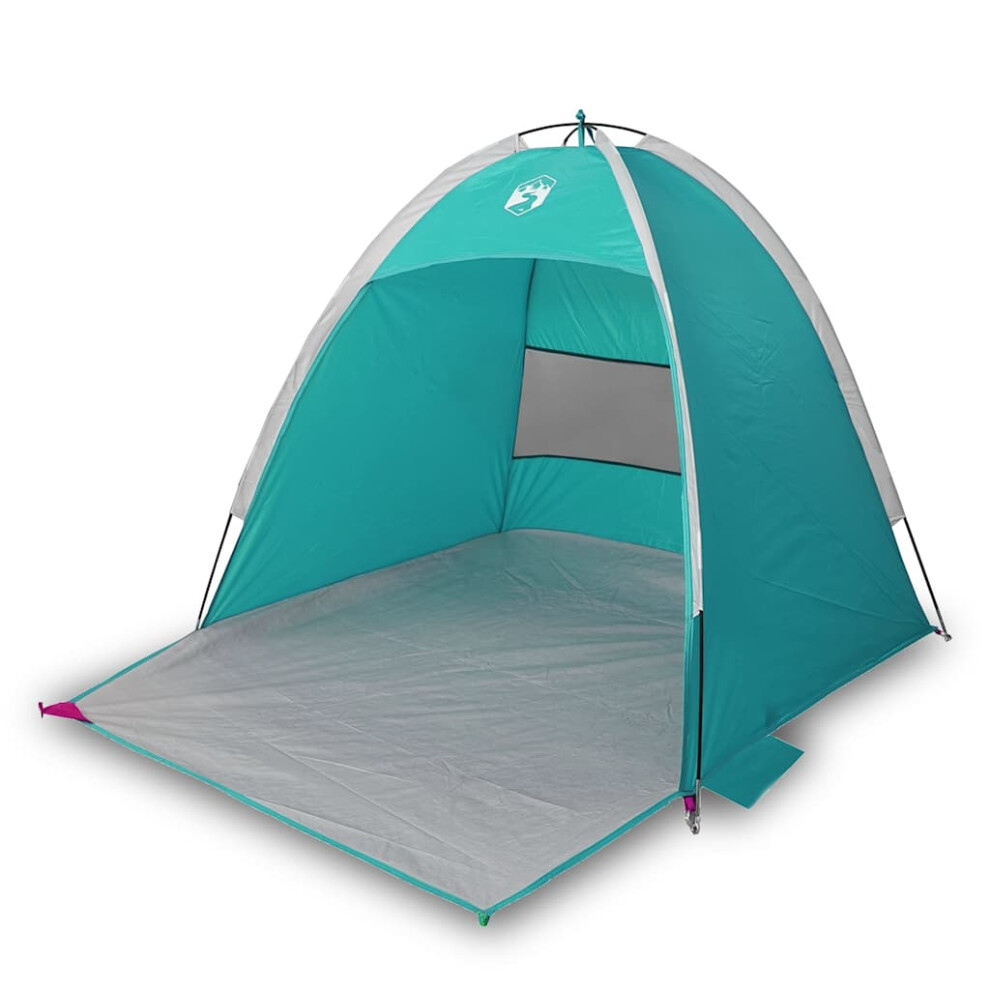 Vidaxl (Green) Beach Tent 3-Person Lightweight Tent Camping Tent Shelter Waterproof Green