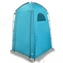 vidaXL Duschzelt Blau Wasserfest