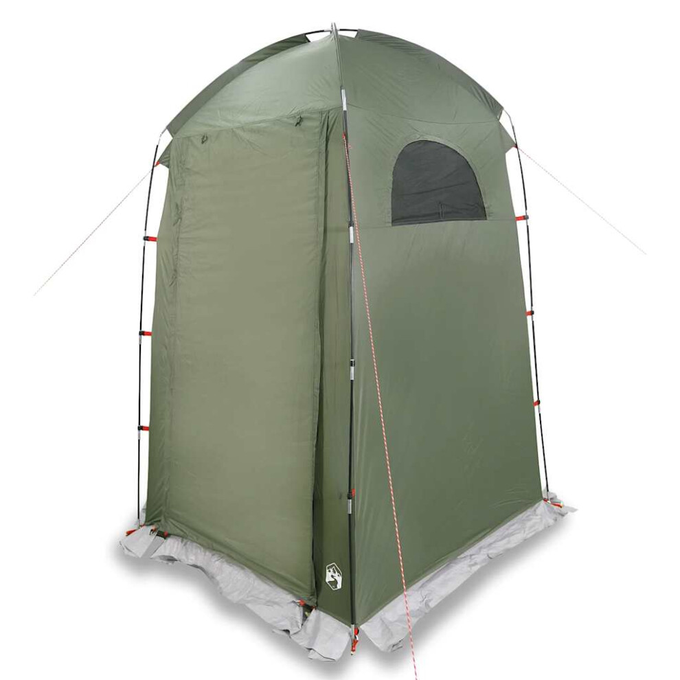 Vidaxl (Olive Green) Shower Tent Waterproof Privacy Tent Toilet Tent Patio Changing Shelter