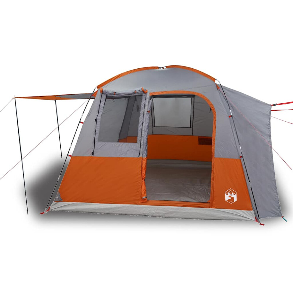Vidaxl ( And Orange) Car Tent 4-Person Car Tailgate Tent Suv Tailgate Awning Waterproof Grey/Orange