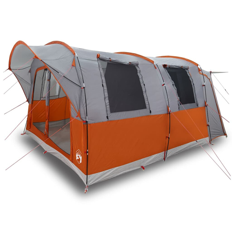 Vidaxl ( And Orange) Car Tent 4-Person Waterproof Car Tailgate Tent Suv Tailgate Awning Grey/Orange