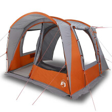 (grey and orange) vidaXL Car Tent 4-Person Blue Waterproof tent garden tent outdoor shelter
