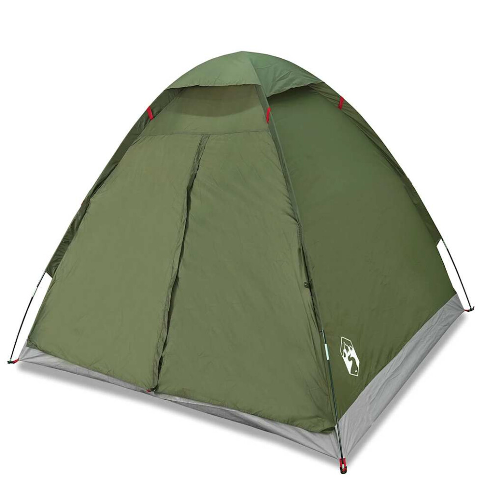 Vidaxl (Olive Green, 2-Person) Camping Tent Dome 4-Person Camouflage Waterproof Tent Camping Shelter