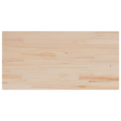 VidaXL (100 x 50 x 1,7 cm/ 1 pcs) vidaXL Table Tops Replacement Dining Table Top Rectangular Solid Wood Pine