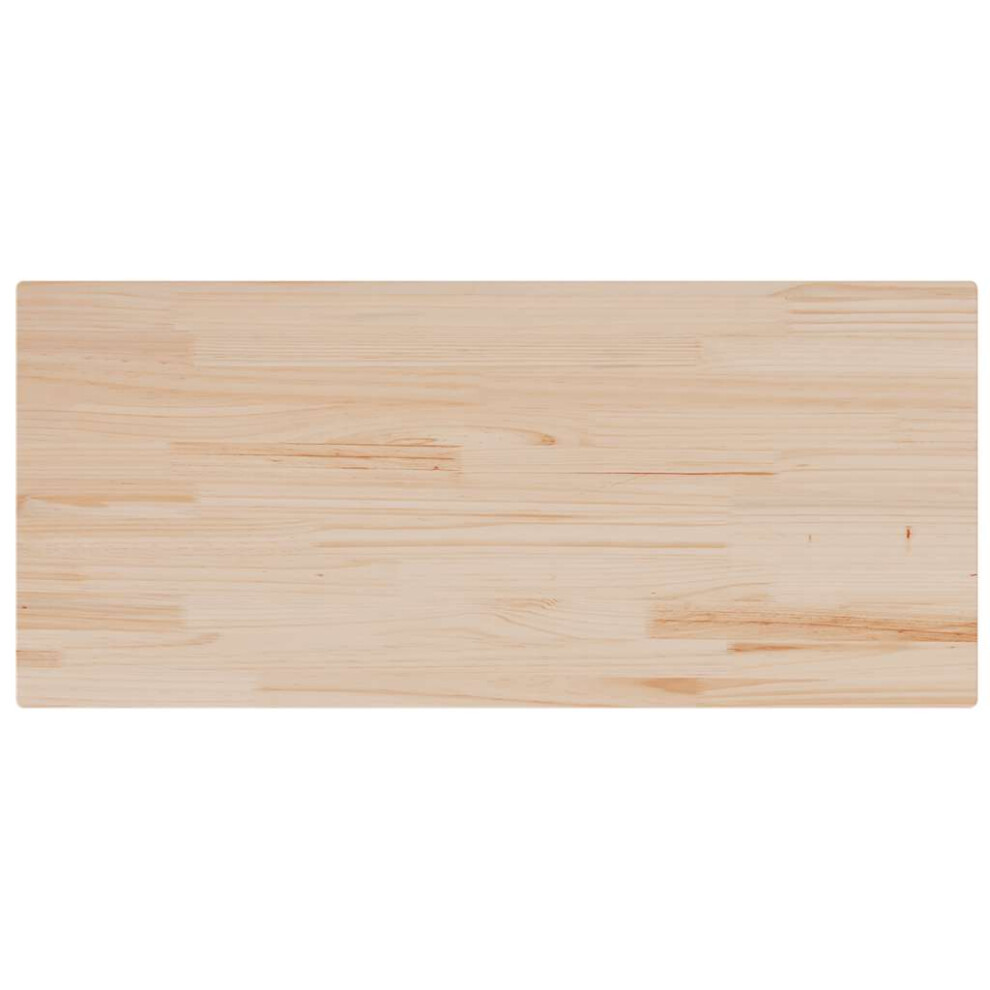 Vidaxl (90 X 40 X 2,5 Cm/ 1 Pcs) Table Tops Replacement Dining Table Top Rectangular Solid Wood Pine