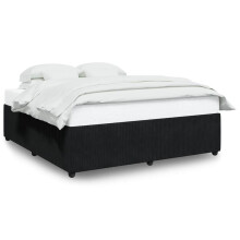 (black, 6ft super king size) vidaXL Bed Frame Bed Base Bedroom Mattress Foundation Home Bedstead Velvet