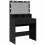 VidaXL (black) vidaXL Dressing Table with LED Cosmetic Table Vanity Makeup Table Smoked Oak 1