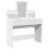 VidaXL (white) vidaXL Dressing Table with LED Cosmetic Table Vanity Makeup Table Grey Sonoma 1
