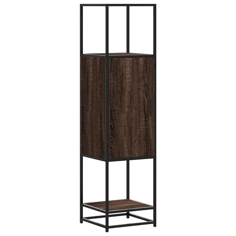 VIDAXL Highboard - Engineered Wood and Metal - Brown - Image 2