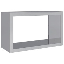 vidaXL Firewood Rack Fireplace Log Store Firewood Log Holder Galvanised Steel