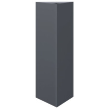 (anthracite, 30 x 26 x 75 cm/ 1 pcs) vidaXL Garden Planters Outdoor Flower Pot Patio Planter Box Triangular Steel