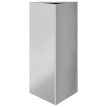 vidaXL Garden Planter Patio Flower Pot Planter Box Triangular Galvanized Steel
