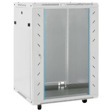 (grey, 53 x 40 x 80 cm) vidaXL Network Cabinet Home Office Server Rack Data Cabinet Network Rack IP20