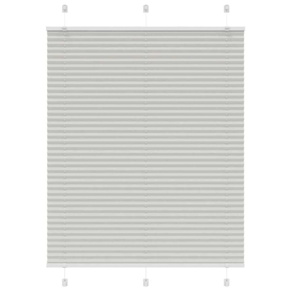 Vidaxl (Light Grey, 105 X 150 Cm) Pleated Blind Anthracite 95X100 Cm Fabric Width 94.4 Cm Polyester