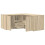 VidaXL (sonoma oak) vidaXL Corner Cabinet Corner Shelf Unit Bookcase Engineered Wood 1