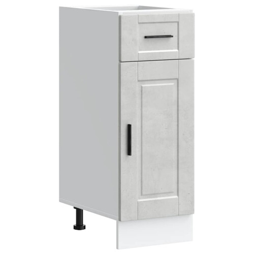 VidaXL vidaXL Kitchen Base Cabinet Porto Concrete Grey Engineered Wood