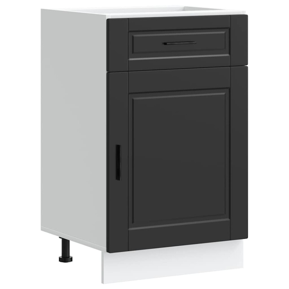 (Black, 1 Pcs) Vidaxl Oven Cabinetâ Kitchen Cabinet Oven Unit Oven Base Unit Engineered Wood 8721158423047