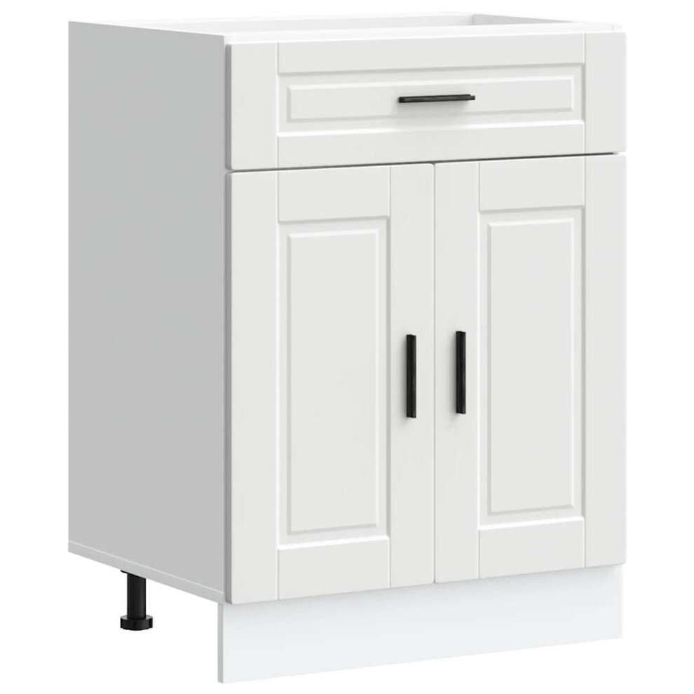 (Kitchen Base Cabinet (1 Drawer 2 Doors) 60 Cm) Vidaxl Oven Cabinetâ Kitchen Cabinet Oven Unit Oven Base Unit Engineered Wood 8721158423139