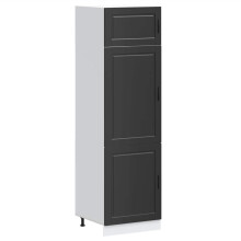 vidaXL Kitchen Cupboard "Porto" Black Engineered Wood kitchen cabinet unit