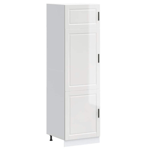 VidaXL vidaXL Kitchen Cupboard "Porto" High Gloss White Engineered Wood