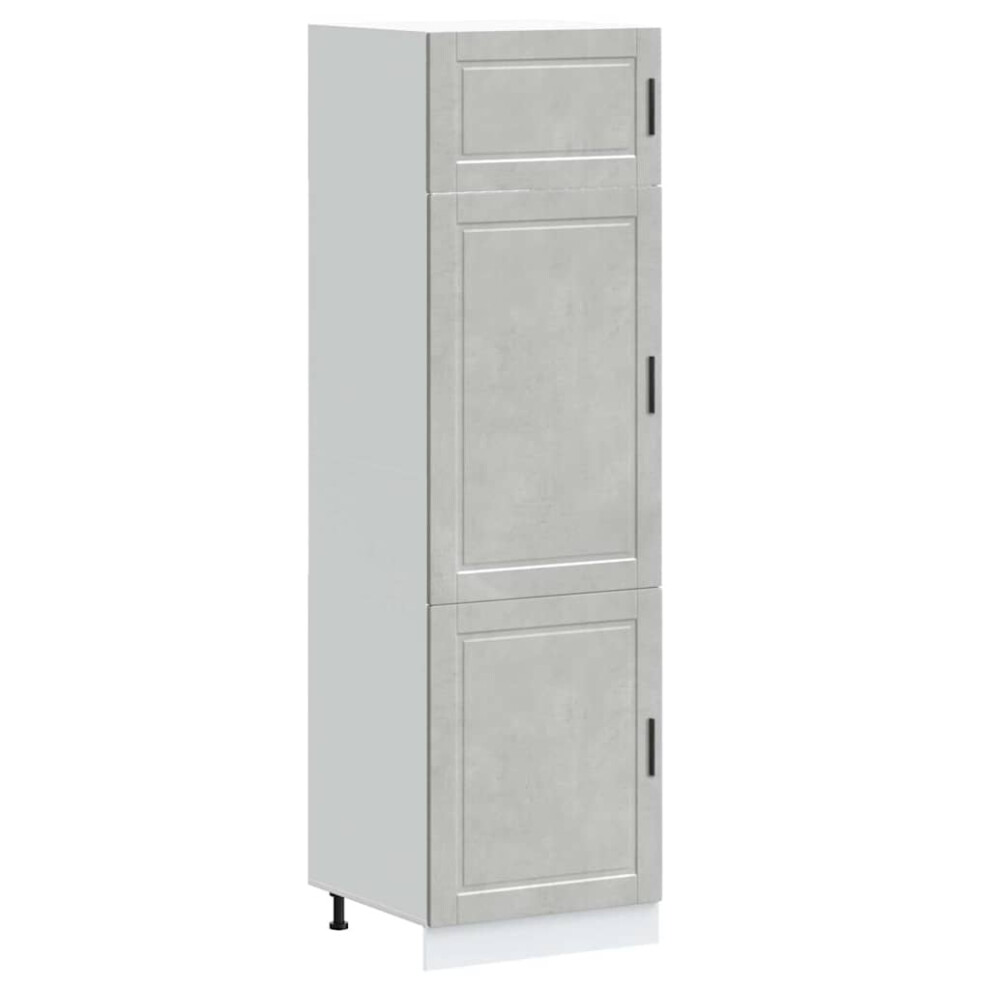 Vidaxl Kitchen Cupboard "Porto" Concrete Grey Engineered Wood