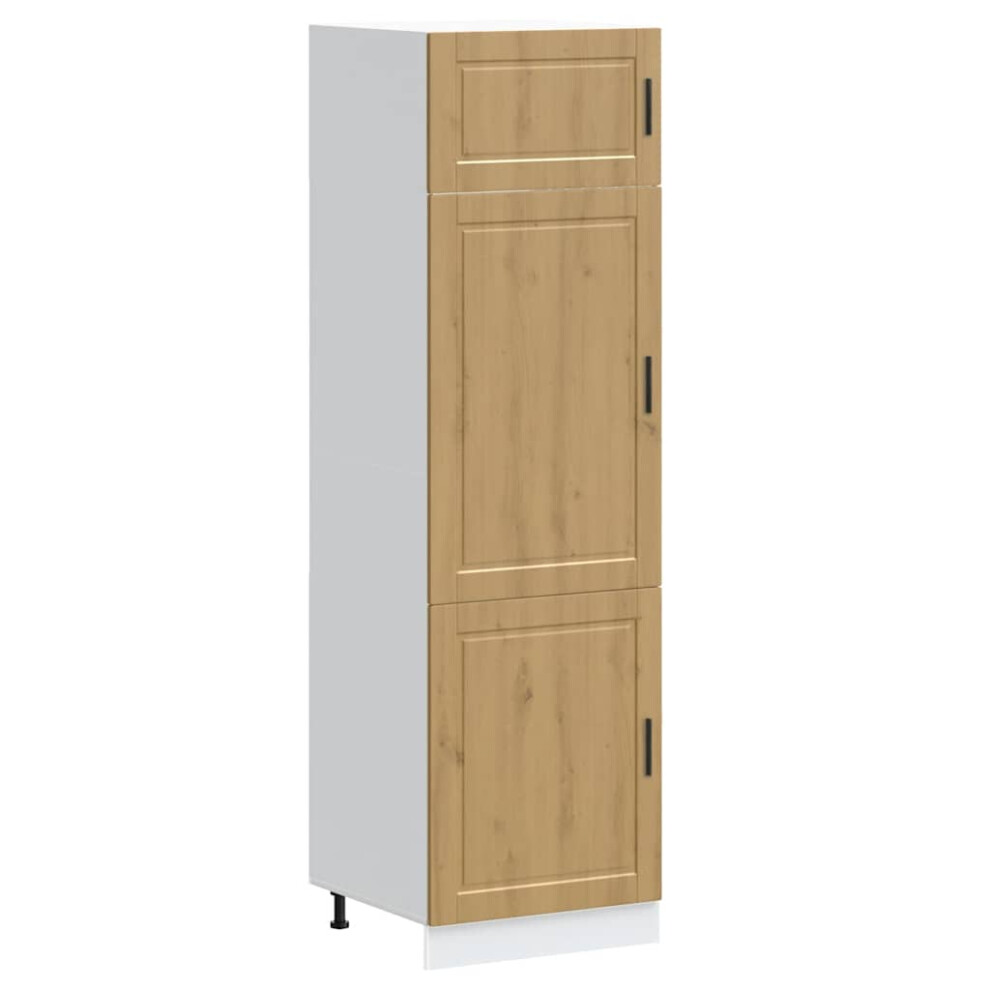 Vidaxl Kitchen Cupboard "Porto" Artisan Oak Engineered Wood