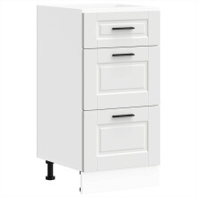 (kitchen base cabinet (3 drawers) 40 cm) vidaXL Oven Cabinet Kitchen Cabinet Oven Unit Oven Base Unit Engineered Wood