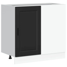 vidaXL Kitchen Base Cabinet Porto Black Engineered Wood sink base cabinet