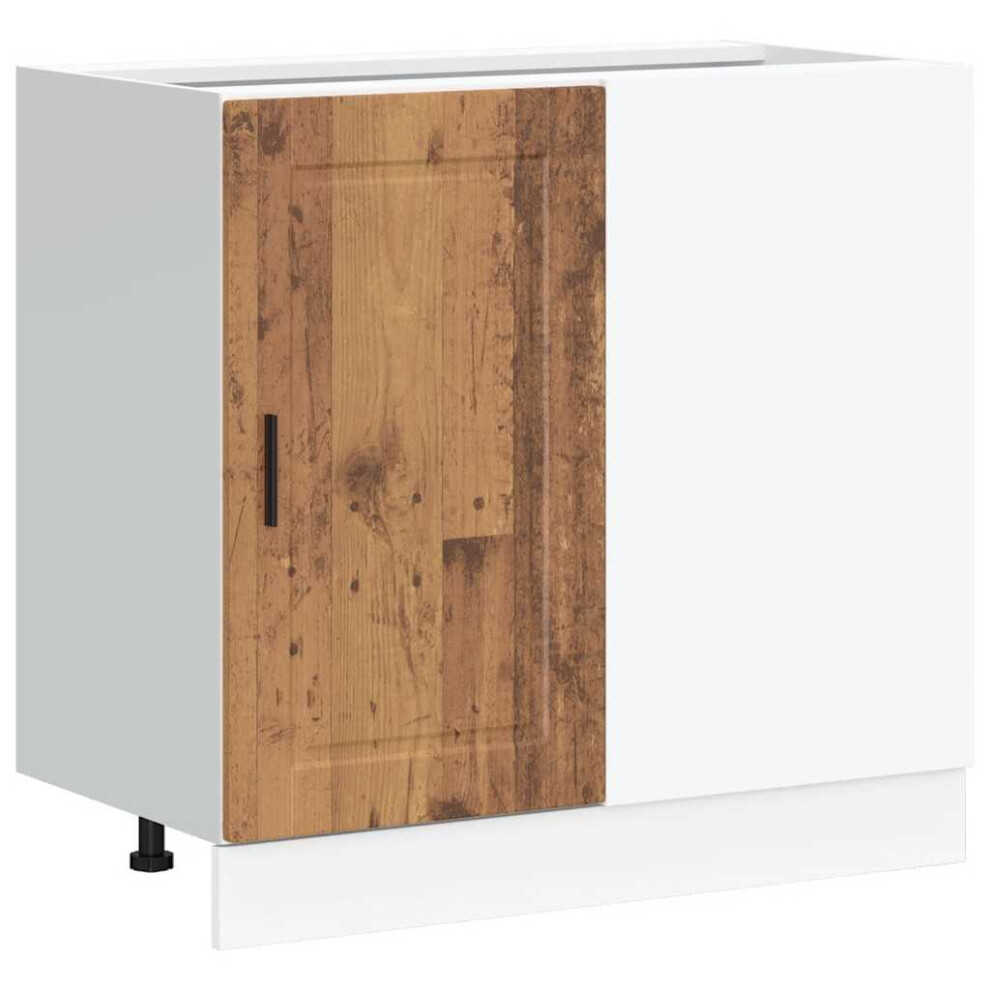 Vidaxl Kitchen Base Cabinet Porto Old Wood Engineered Wood Sink Base Cabinet 8721158426529