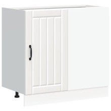 (sink base cabinet (1 door) 86 cm) vidaXL Oven Cabinets Kitchen Cabinet Oven Unit 2 pcs Kalmar Engineered Wood